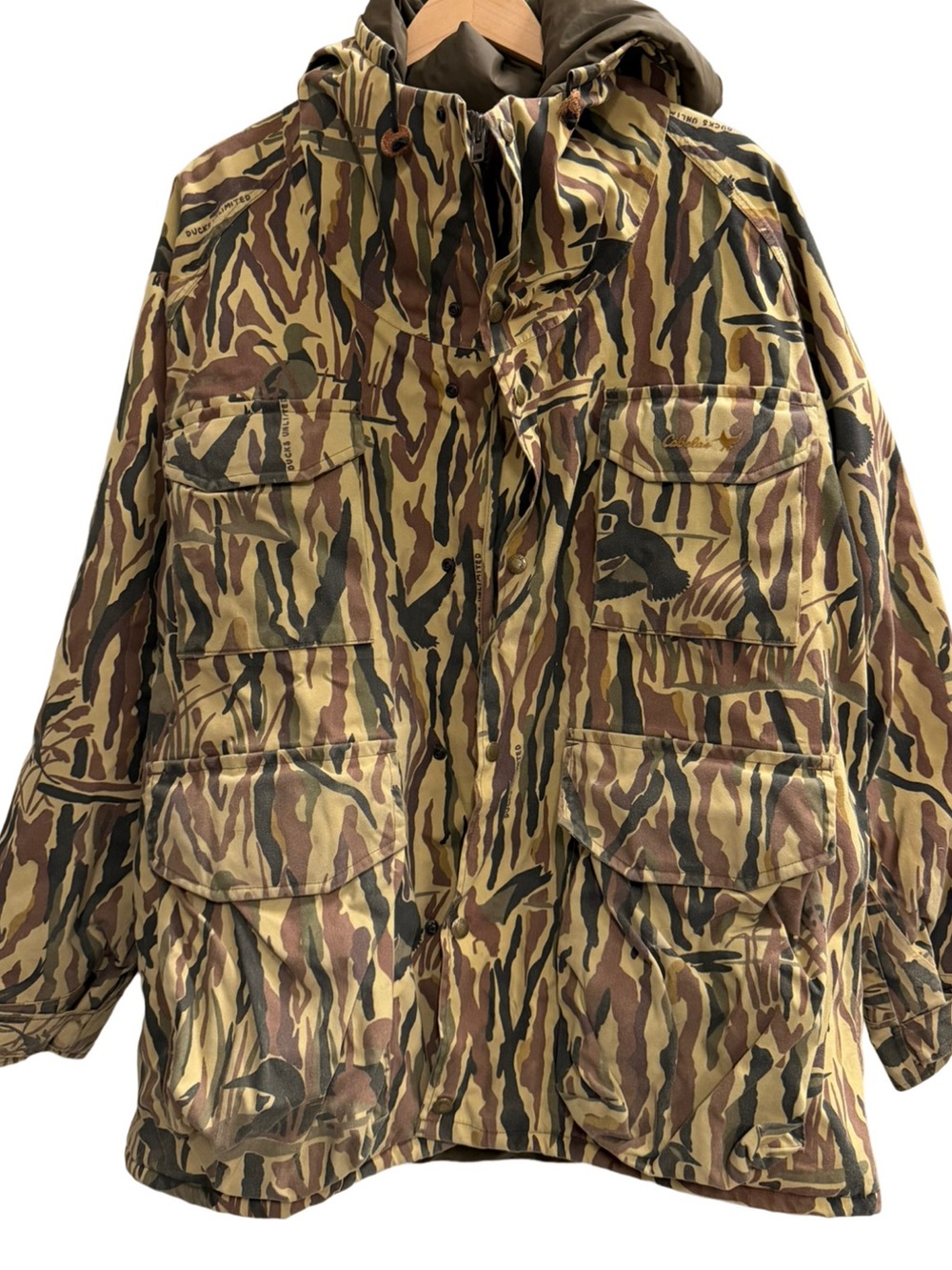 Vintage Cabela’s Gore-Tex Camo Hunting Jacket Large Tall Made in USA